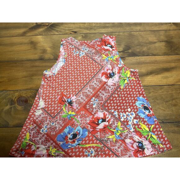Johnny Was Women's Martha Swing Tank Top Floral Boho Casual Viscose Bamboo M - Picture 10 of 10